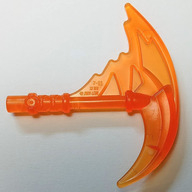 Lego srp, průhledná oranžová (73766c TRANS-ORANGE)